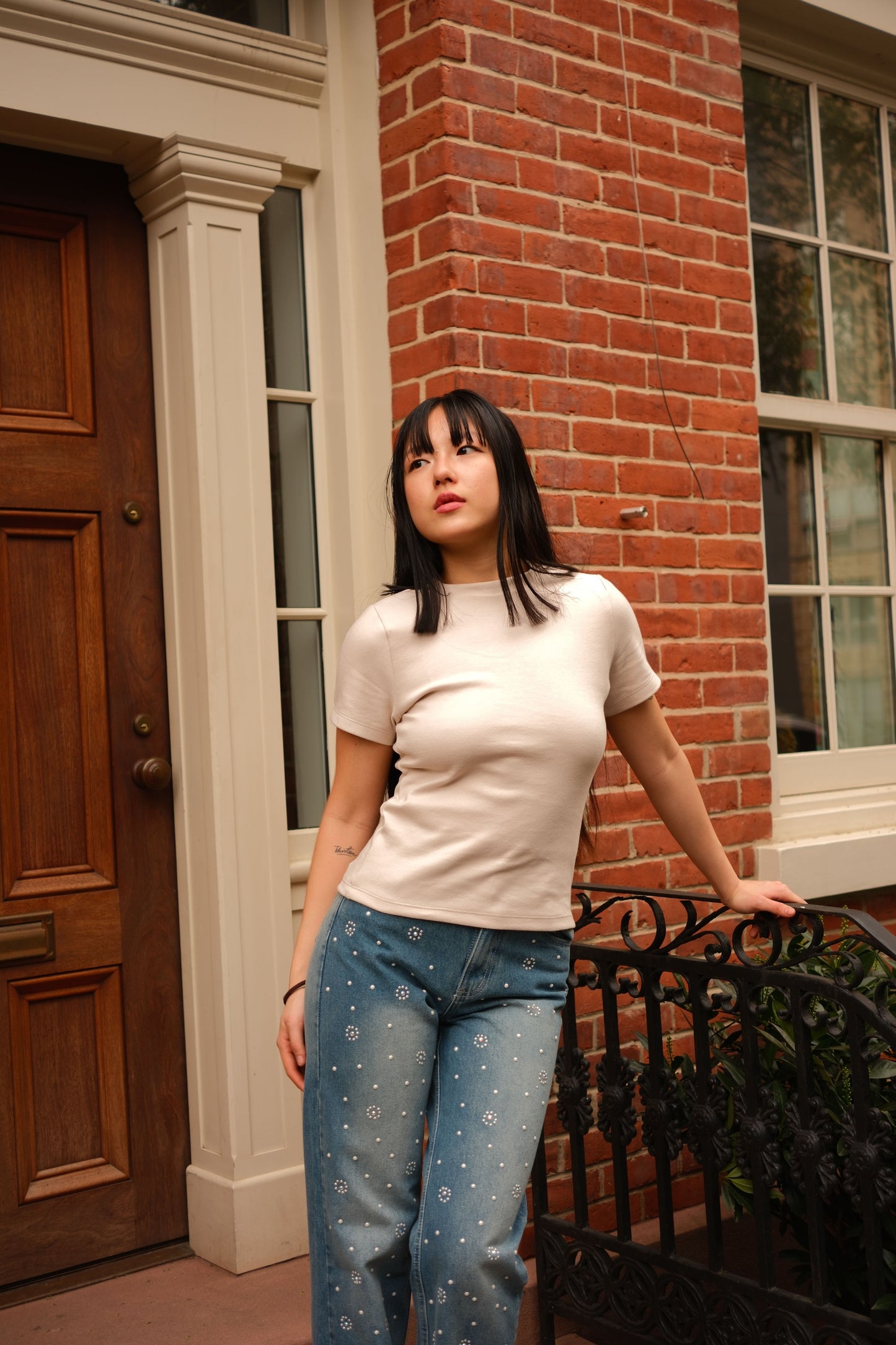 Beige Classy Tee
