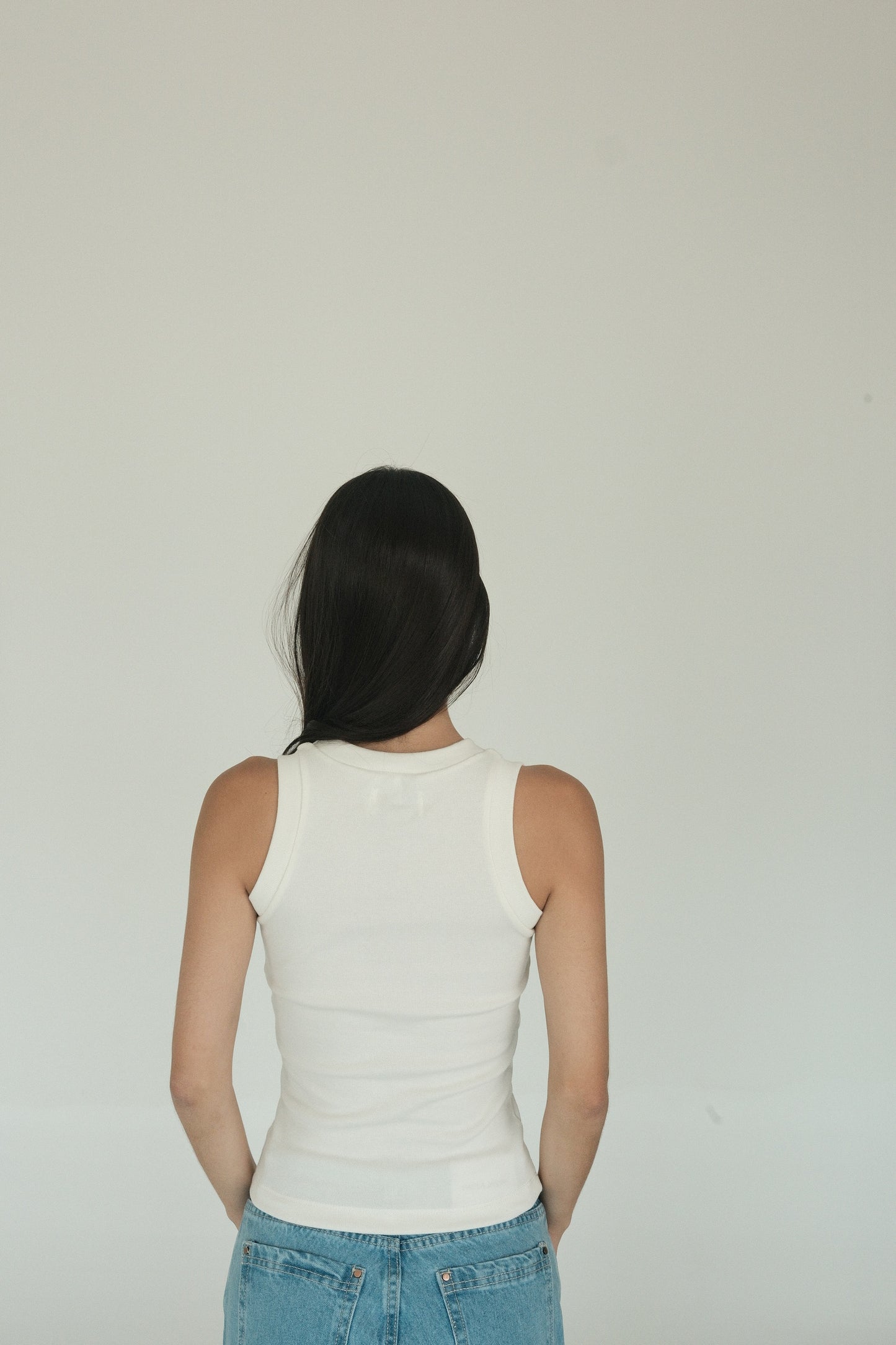Flamenco tank Top (White)