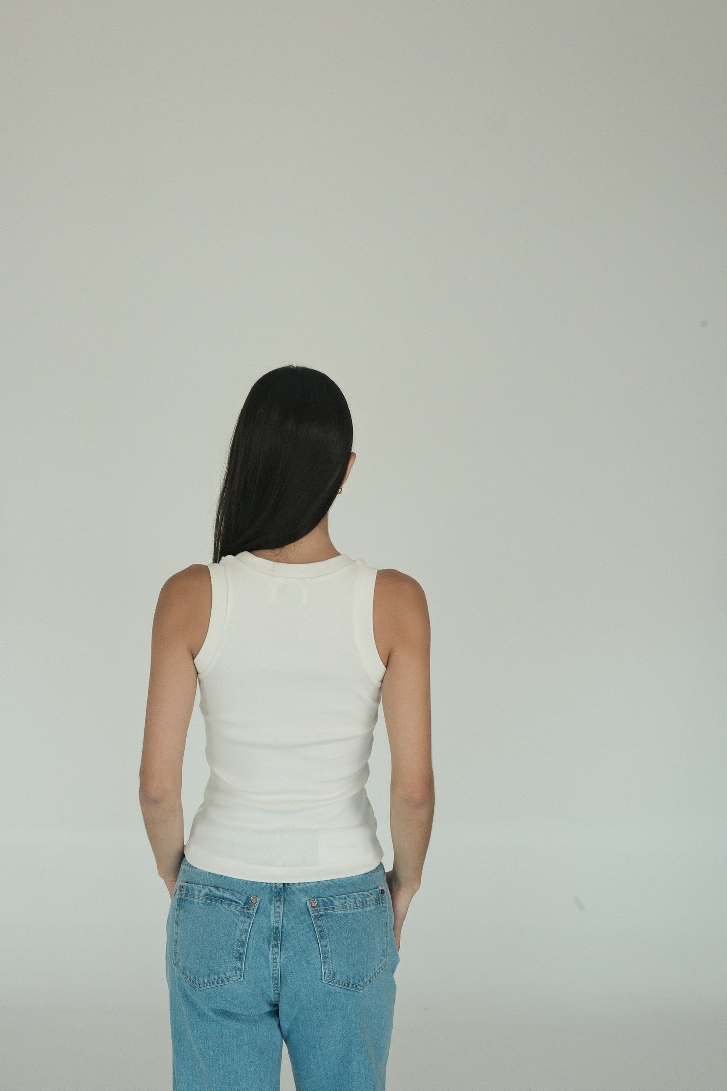 Palm Tank Top (White)