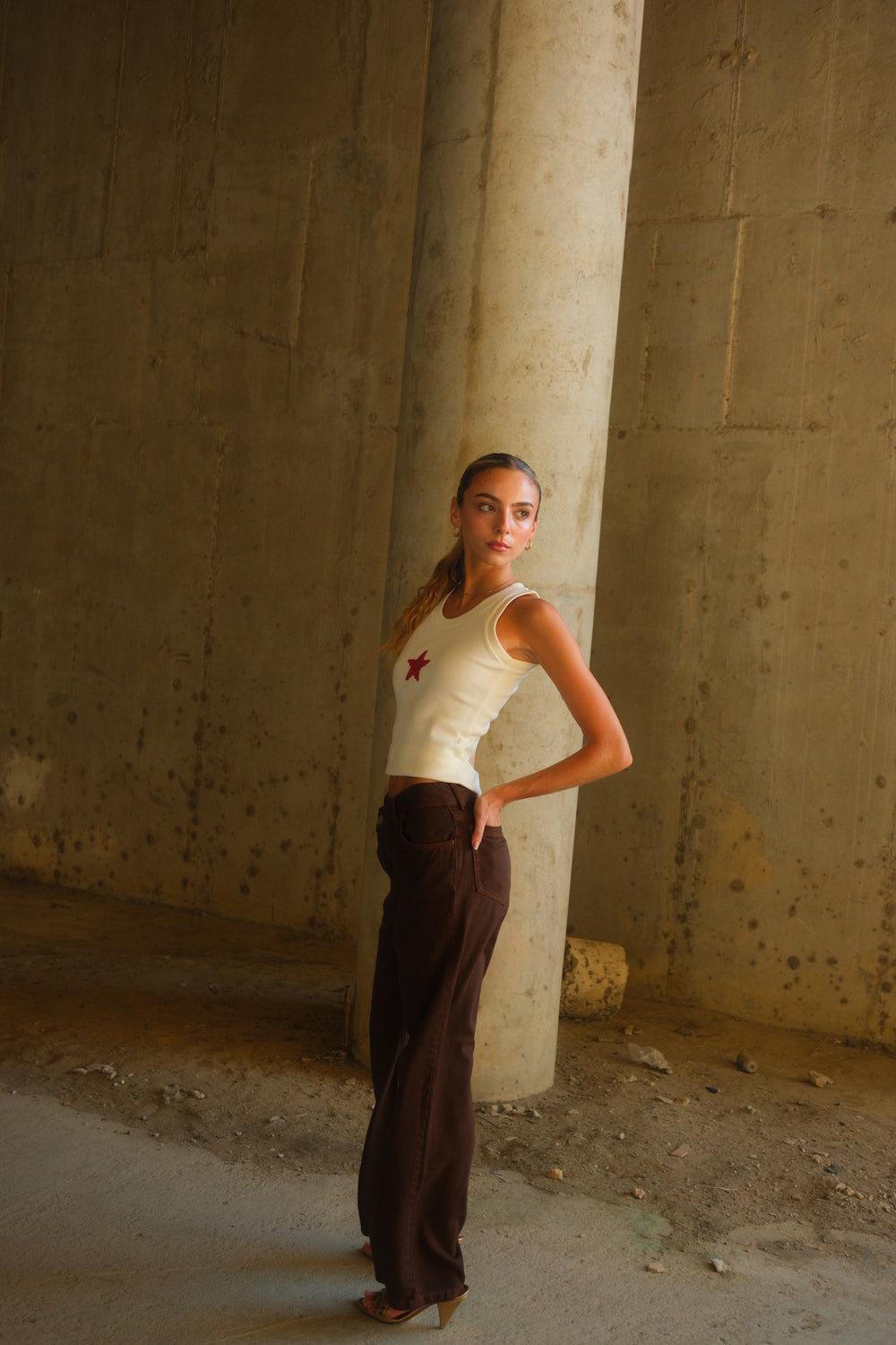 Brown Criss Cross