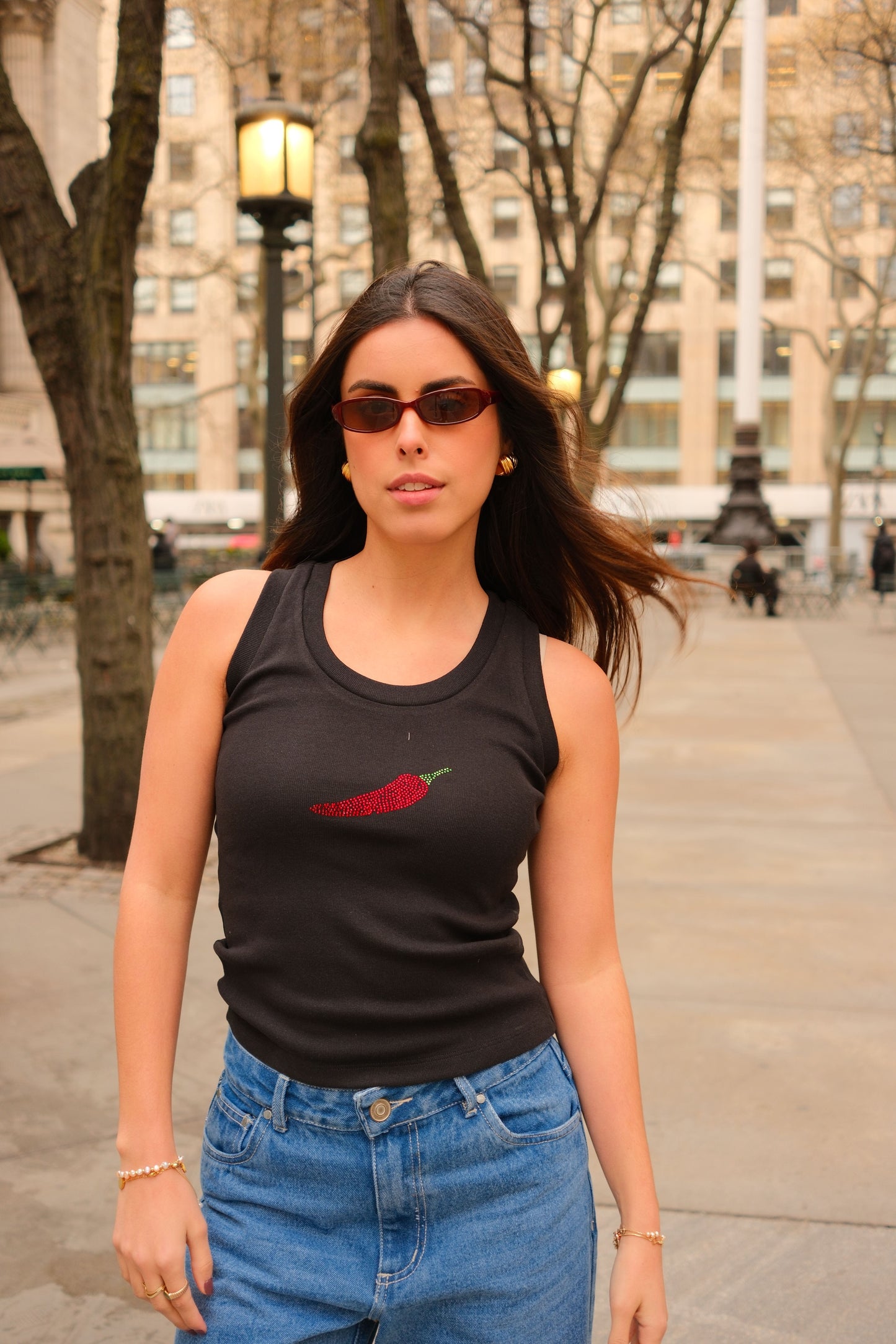 Black Chilli Tank Top