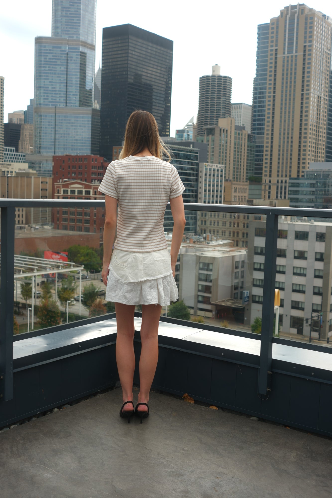 Lace twisted skirt (PREORDER)