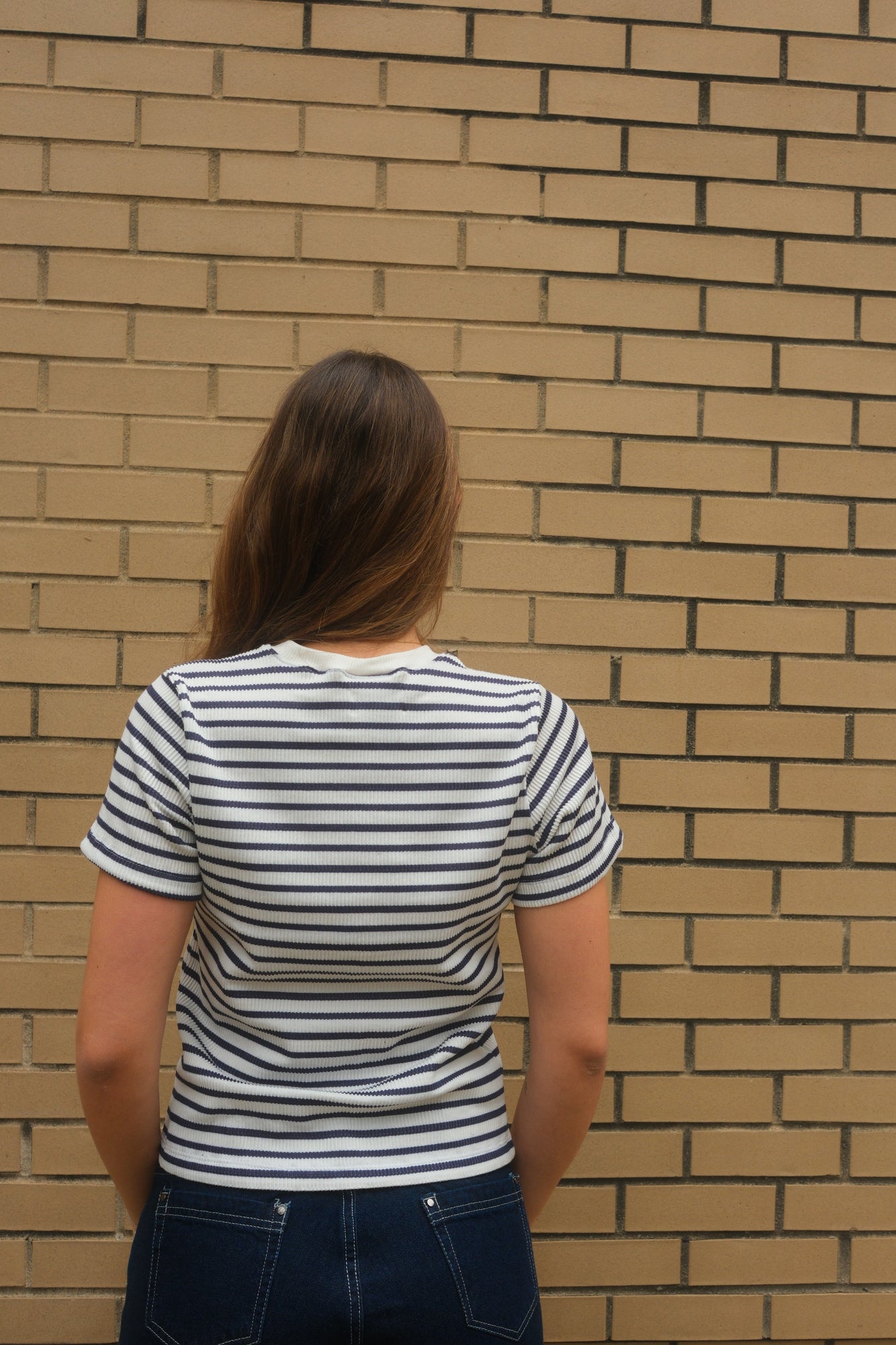 Striped Gem Tee (Azul)