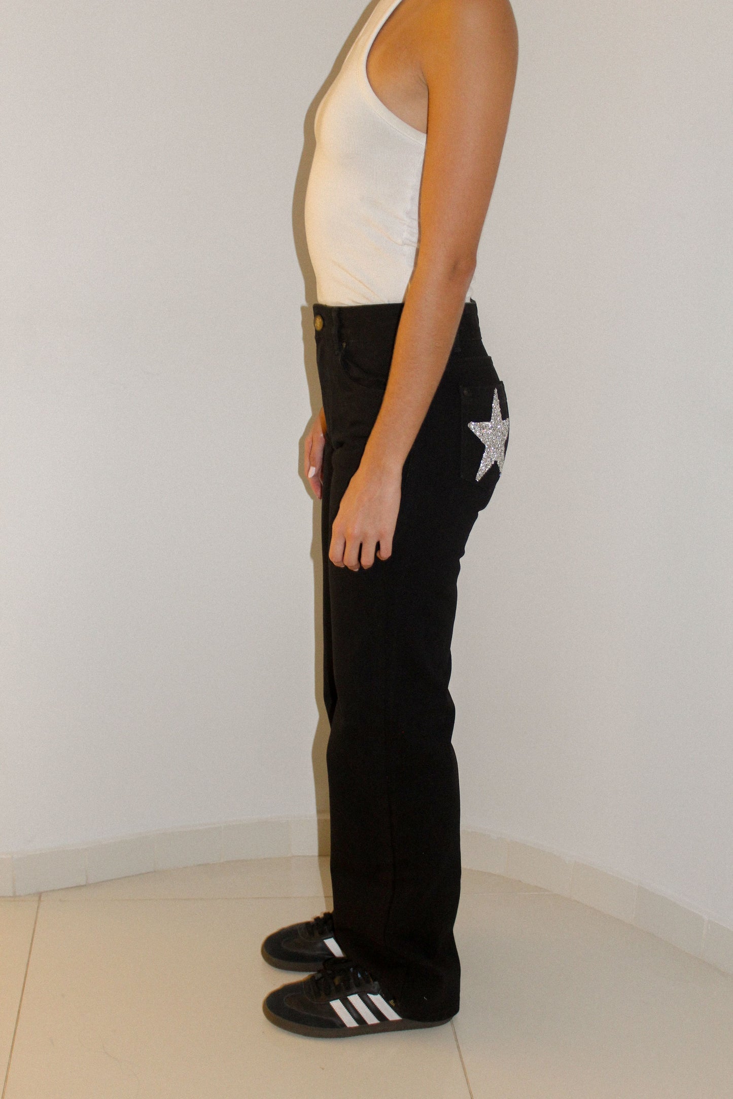 Double Black Star Jeans