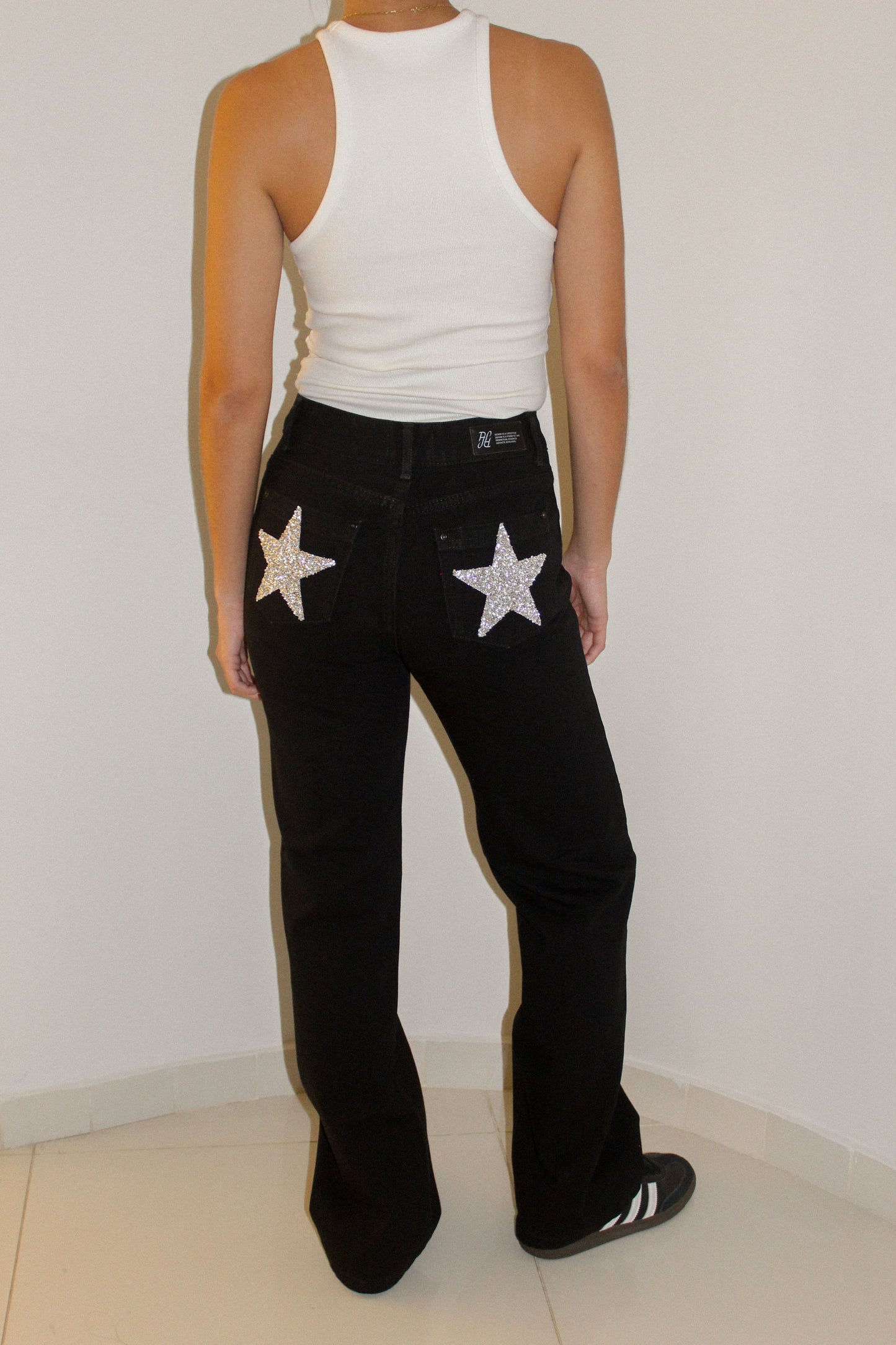 Double Black Star Jeans