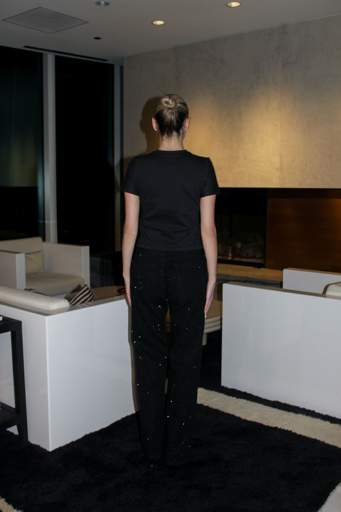 Black Sparkling Jeans