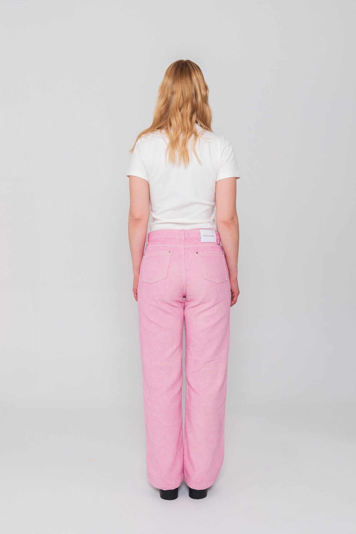 Pink Bandana Jeans