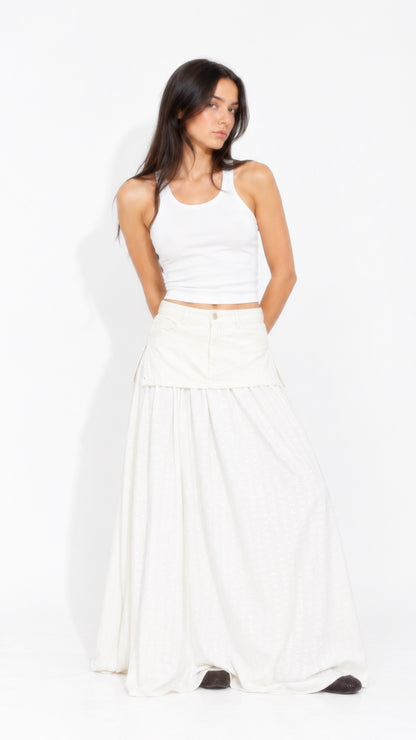 Twisted Lace Skirt
