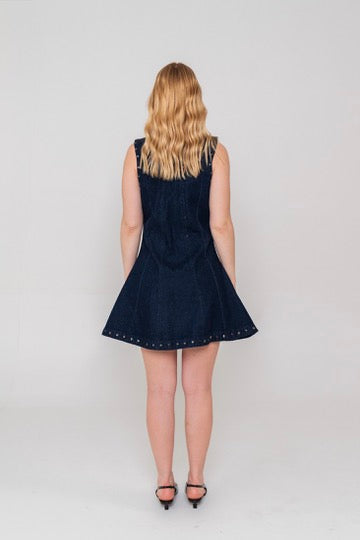 Cosmic Denim Dress