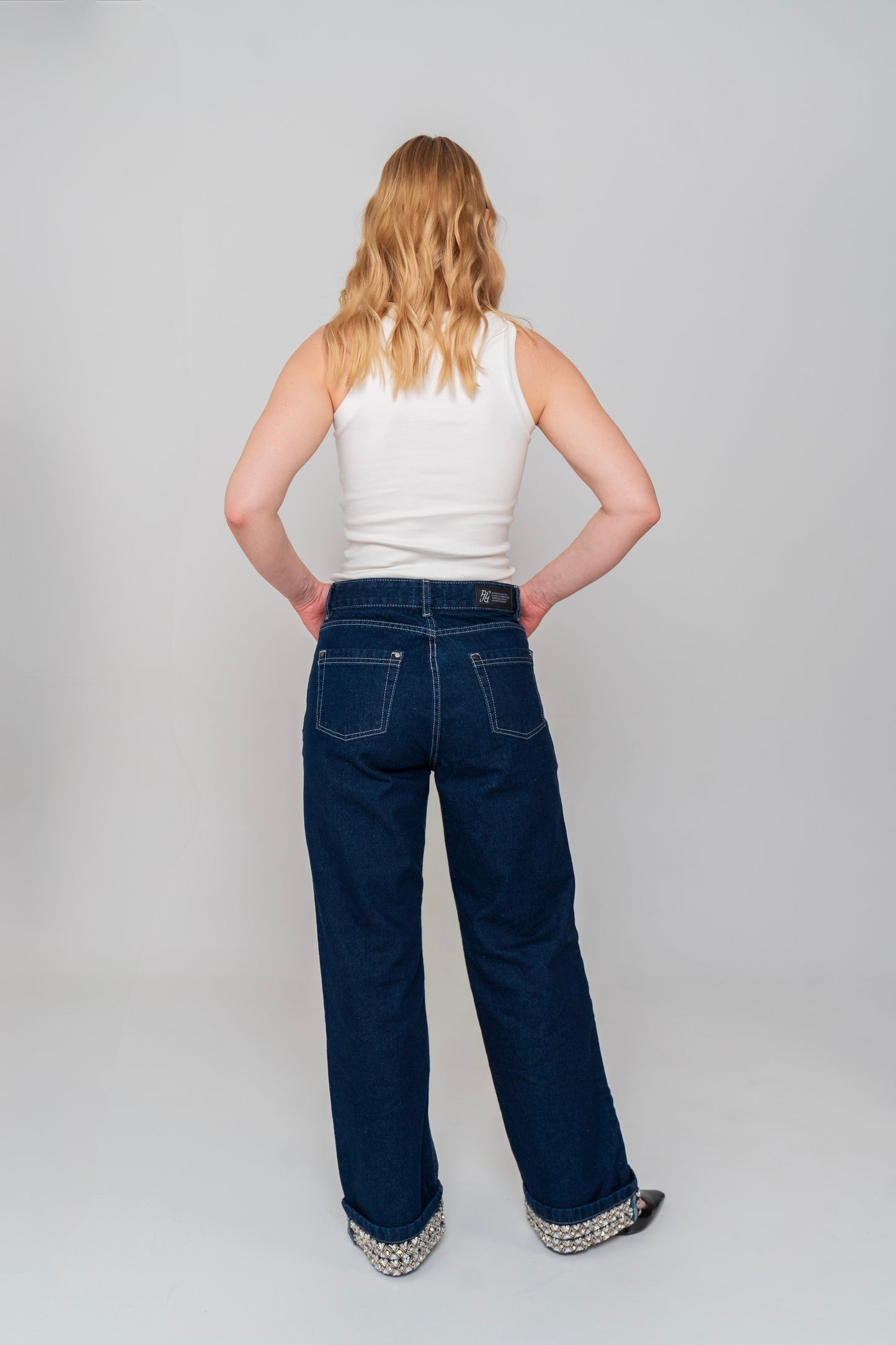 Crystal Embroidered Jeans