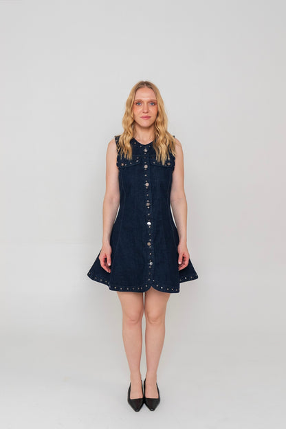 Cosmic Denim Dress