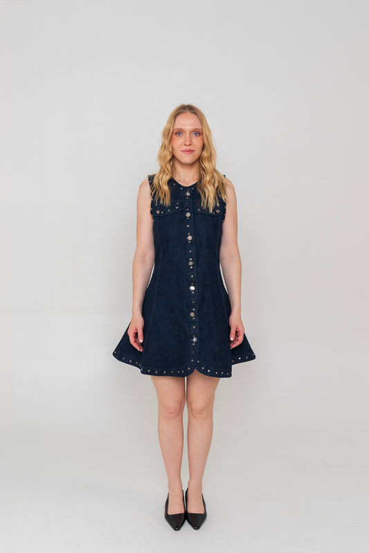 Cosmic Denim Dress