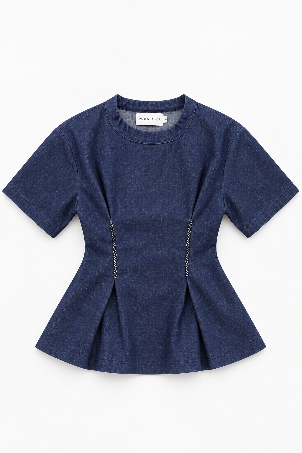 Ballerina Denim Blouse (Blue)