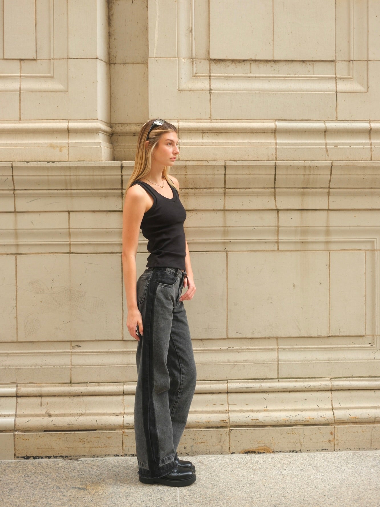 Twisted Gray Jeans (PREORDER)