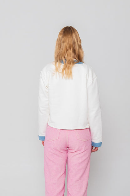 Twisted Sweater (White)