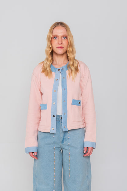 Twisted Sweater (Soft Pink)
