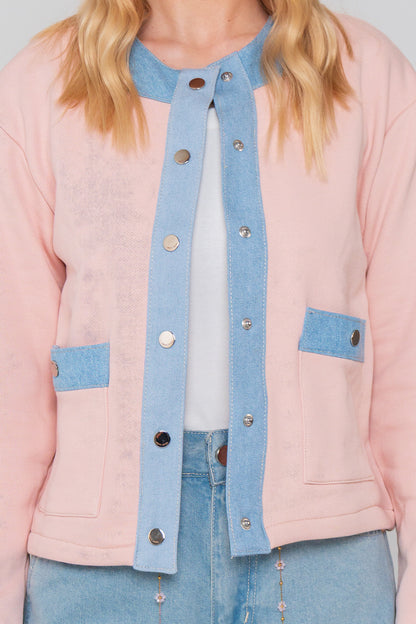 Twisted Sweater (Soft Pink)