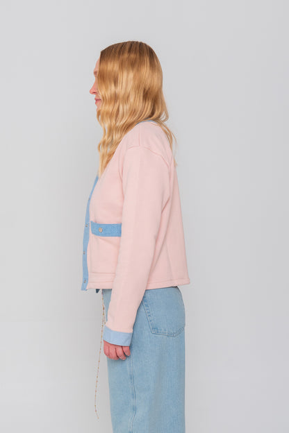 Twisted Sweater (Soft Pink)