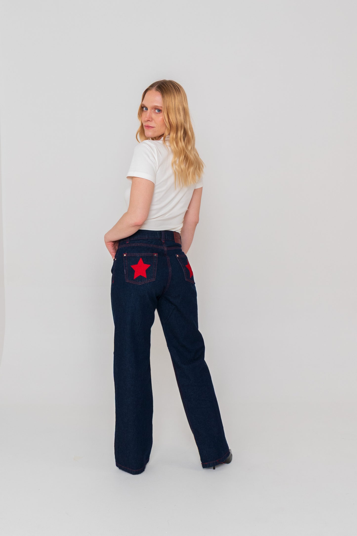 Red Double Star Jeans