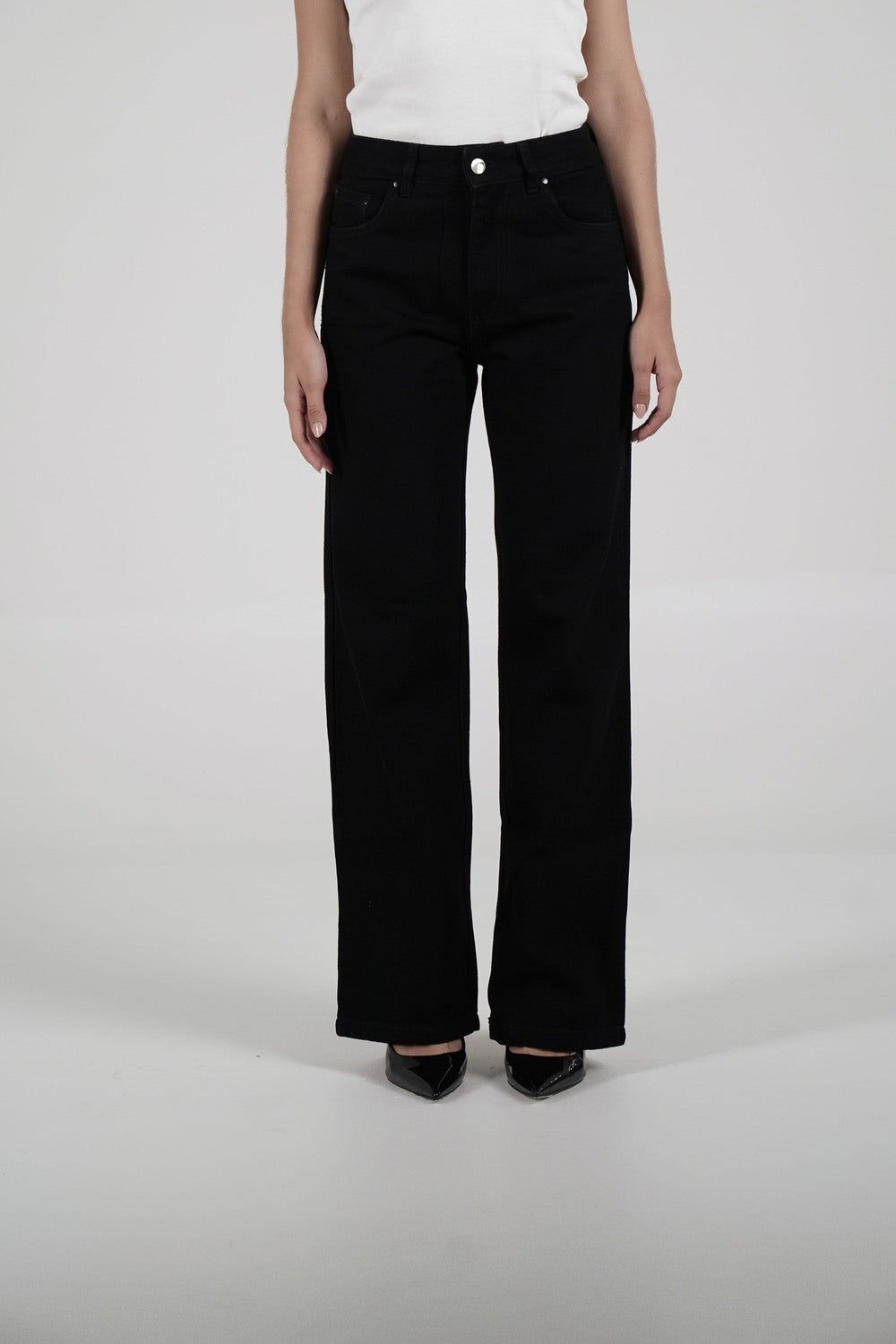 Double Black Star Jeans (Silver)