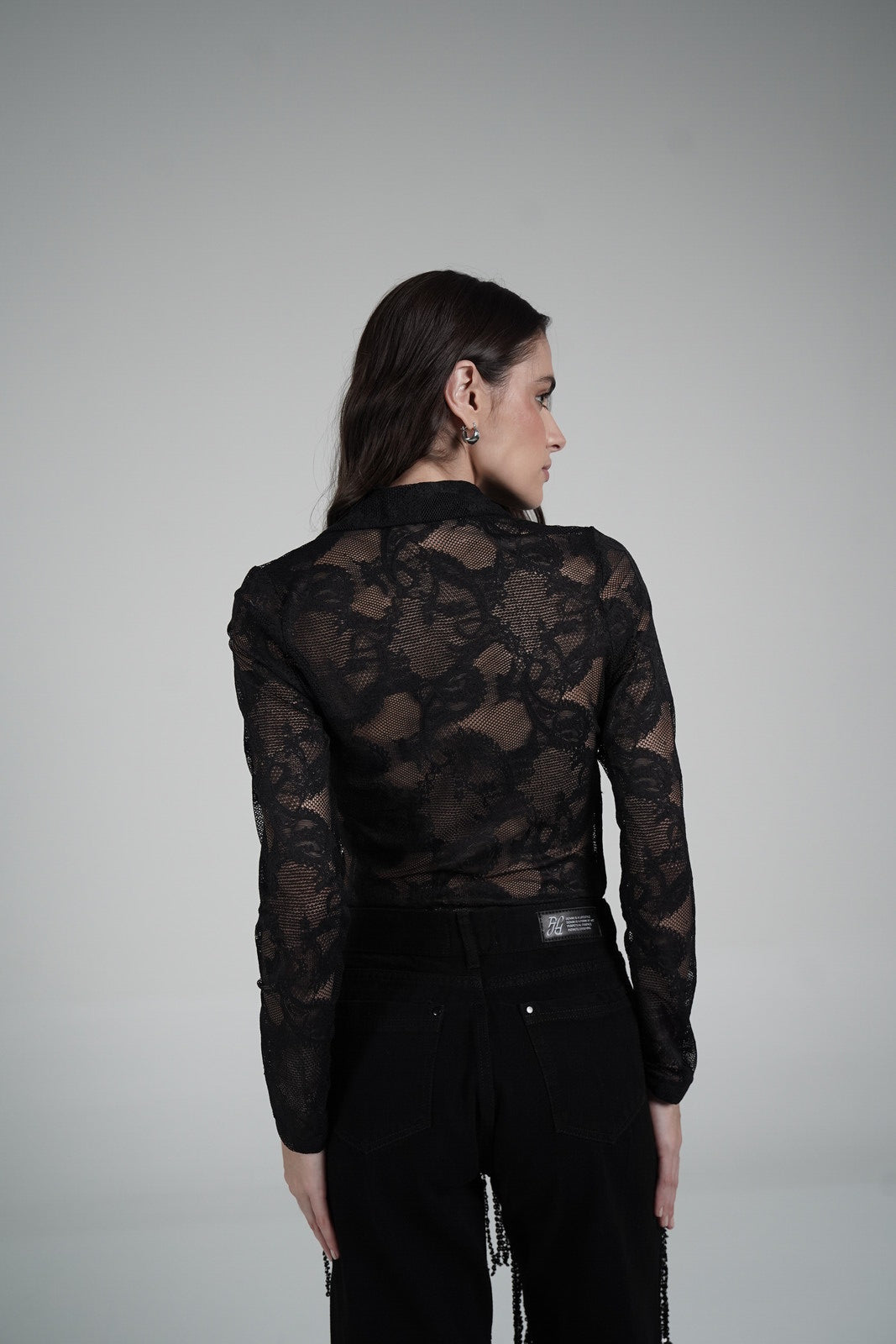 Lace Blouse (Negra)