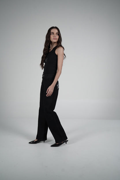 Zebra Double star Jeans (PREORDER)