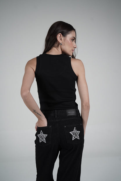 Zebra Double star Jeans (PREORDER)