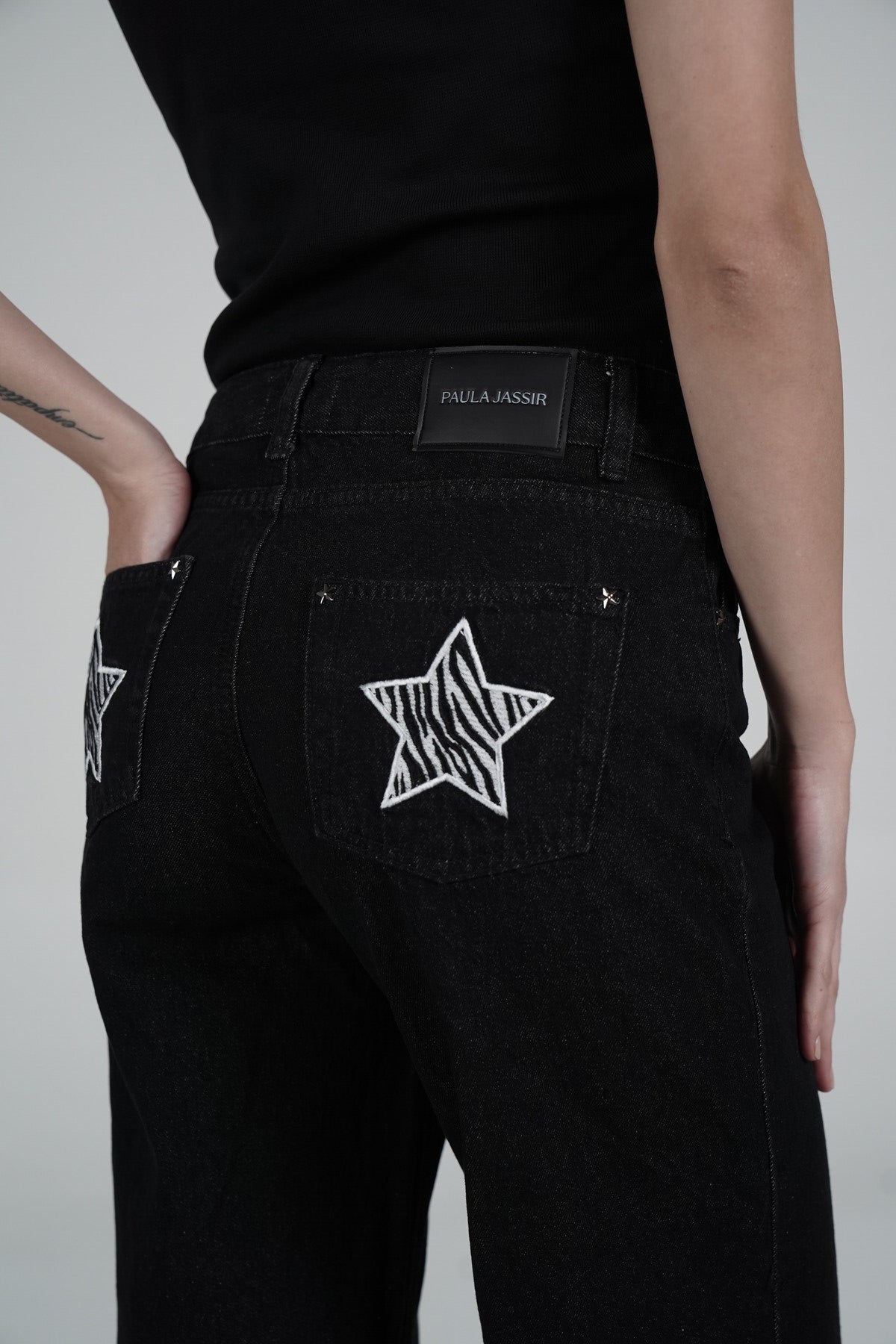 Zebra Double star Jeans (PREORDER)
