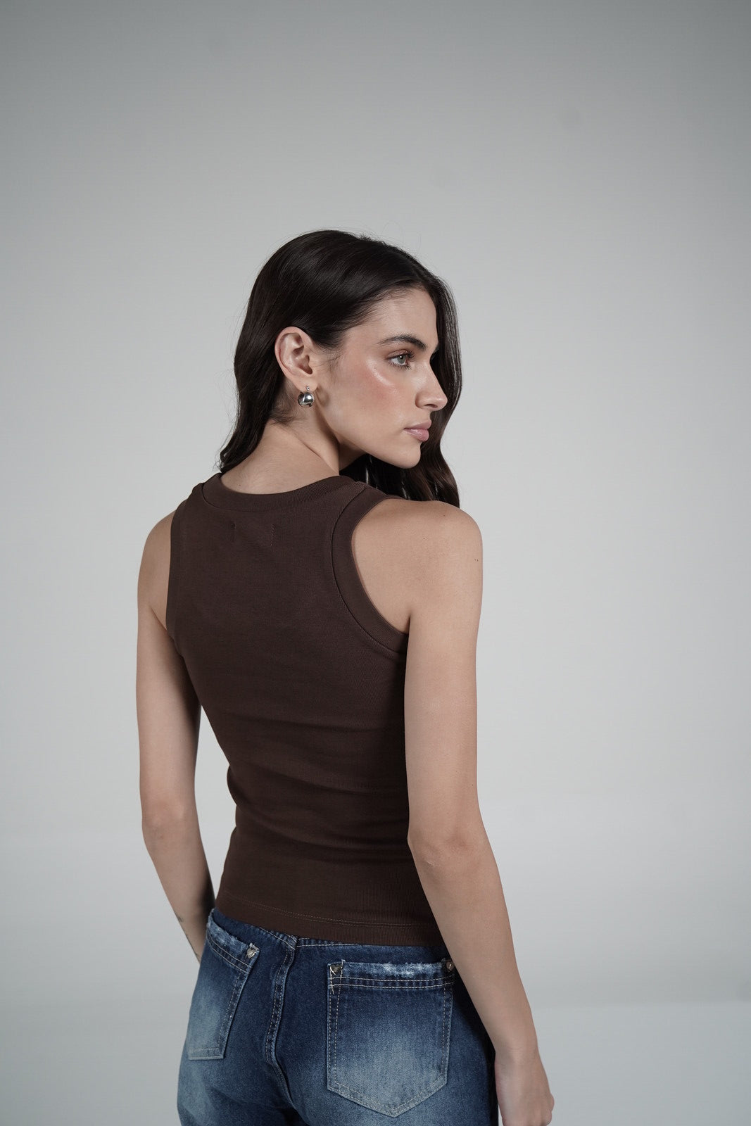 Brown Tank Top