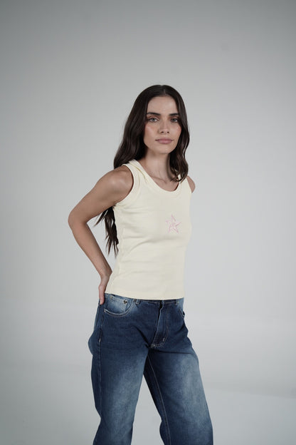 Butter Yellow Tank Top