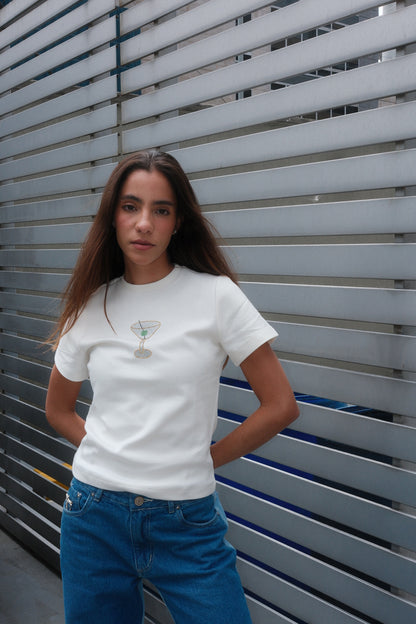 Martini Tee (White)