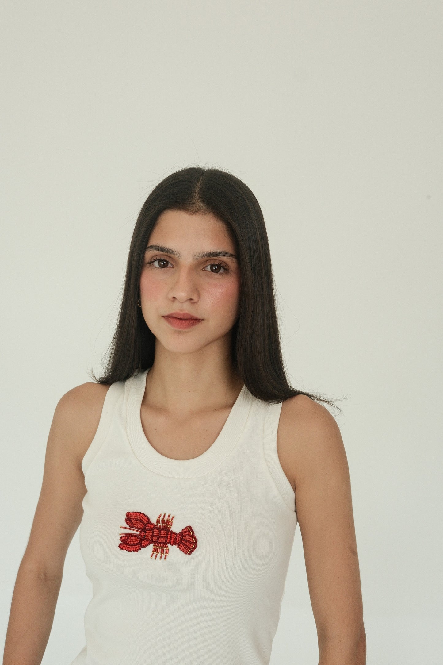 Lobster Tank Top (White)