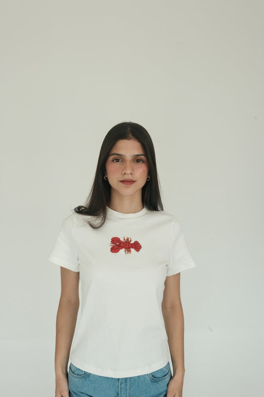 Lobster Tee (White)