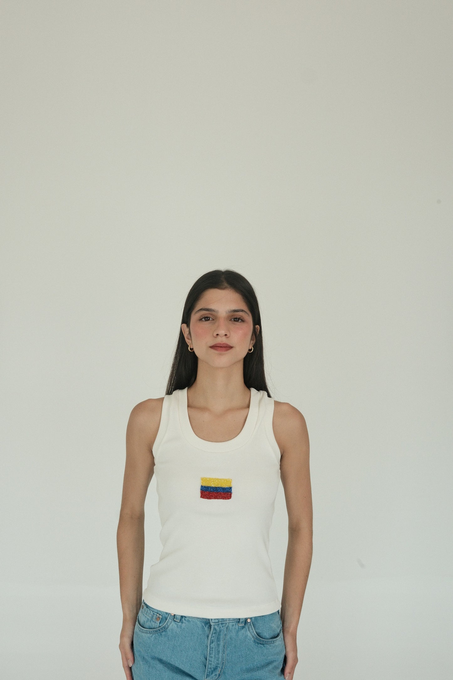 Colombia Tank Top (White)