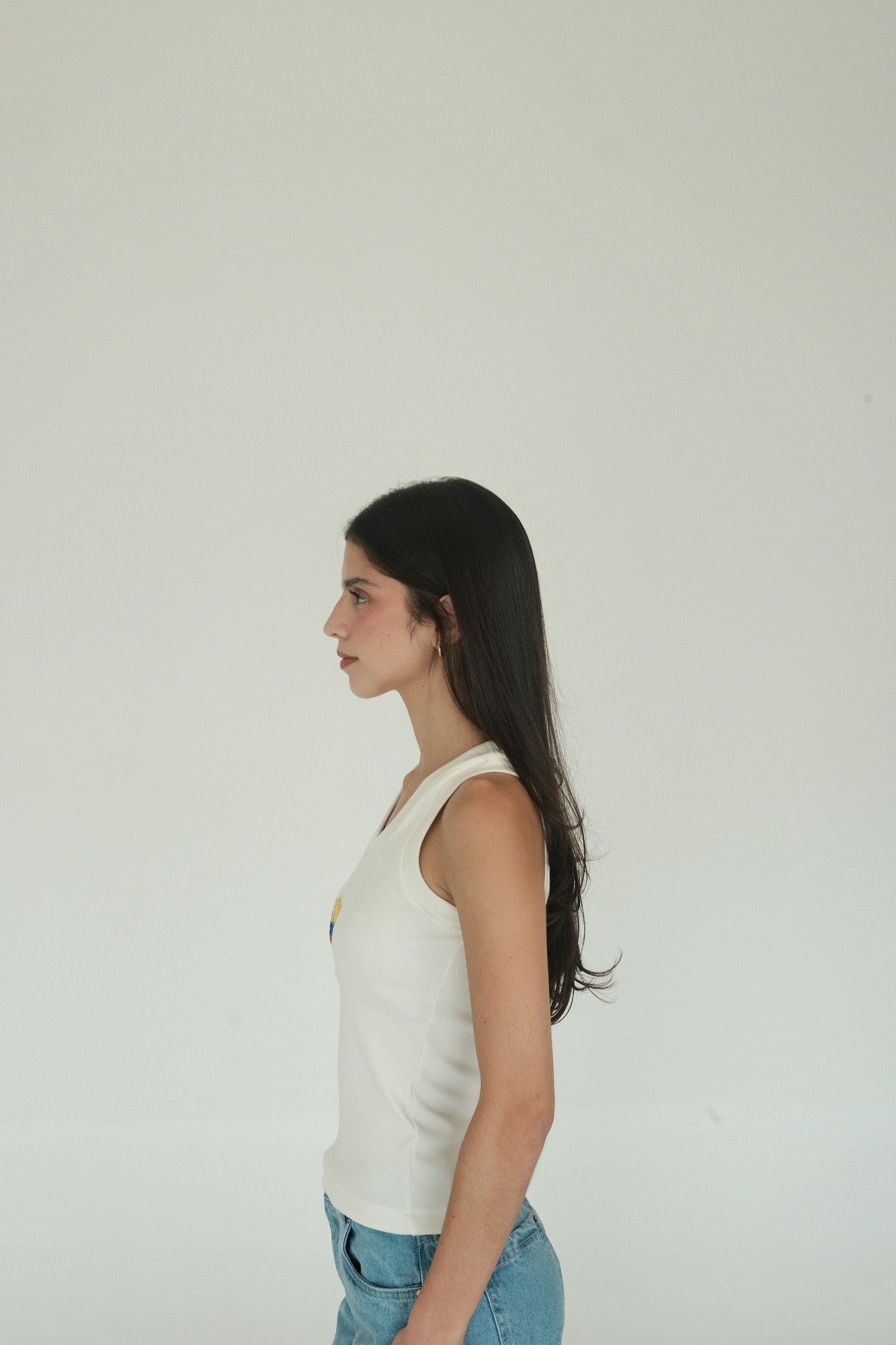 Colombia Tank Top (White)