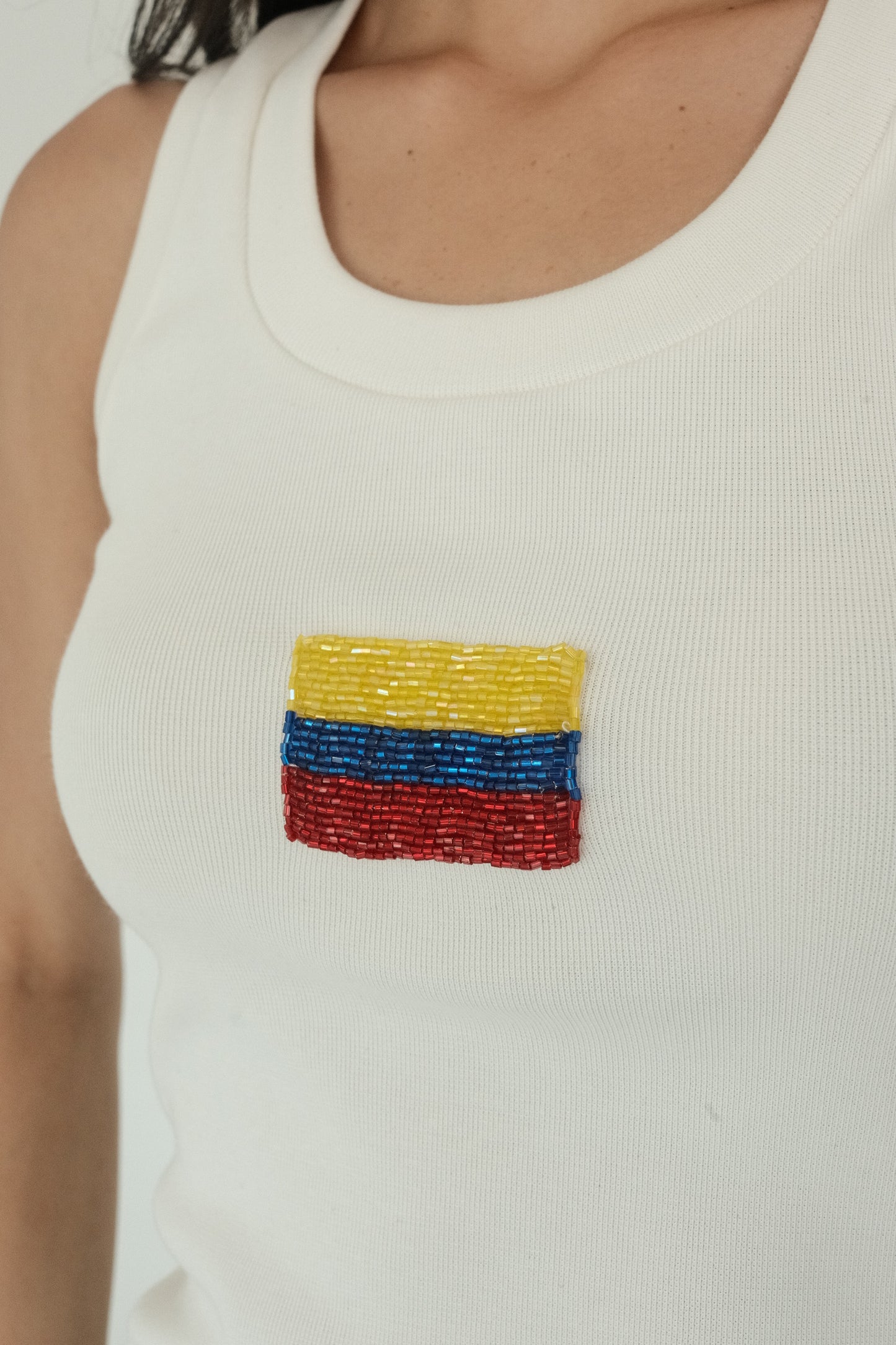 Colombia Tank Top (White)