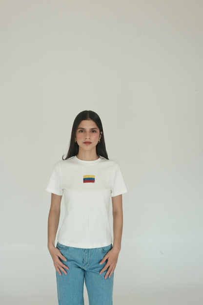 Colombia tee (White)