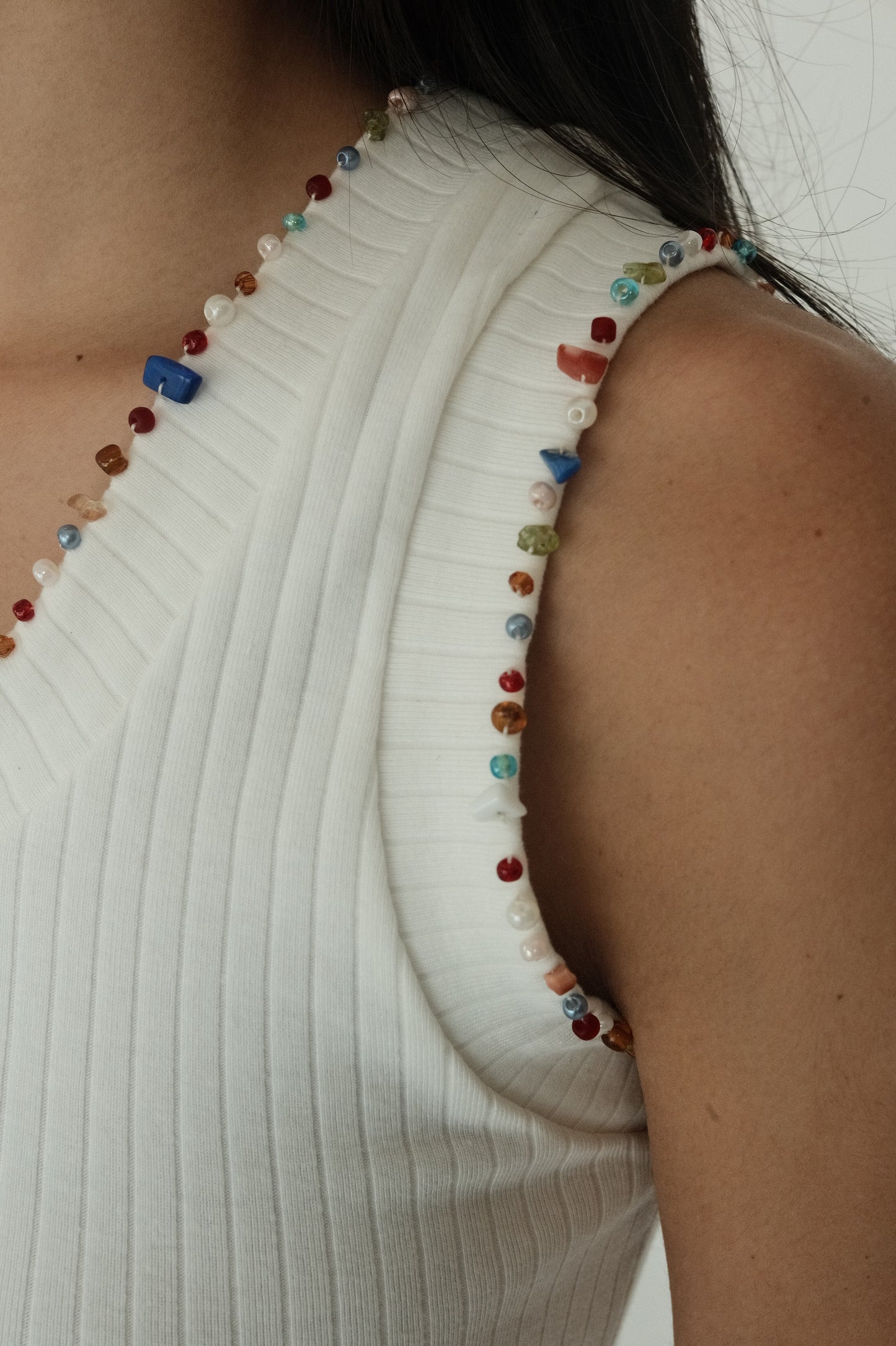 Artisan Tan Top (White)
