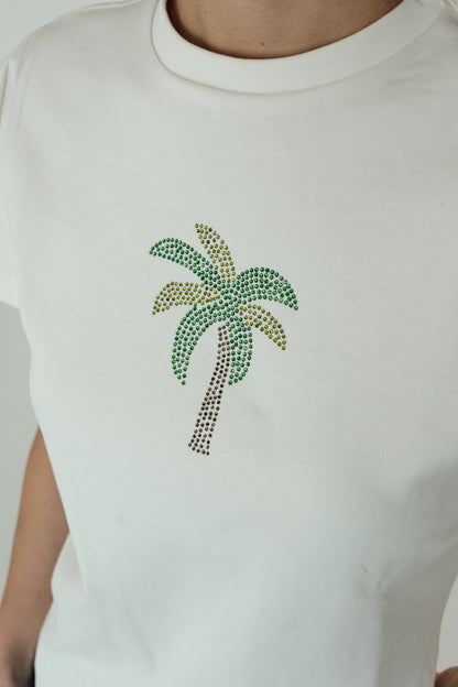 Palm Tee (White)