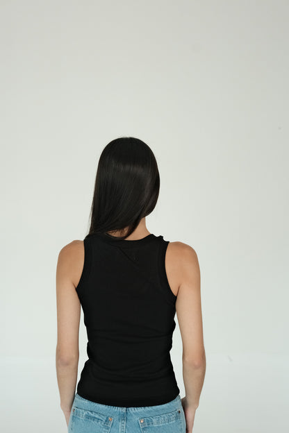 Turkish Eye Tank Top (Black)