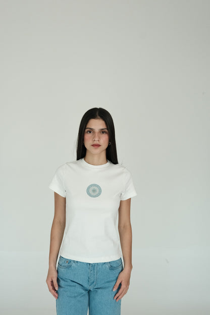 Turkish Eye Tee (White)