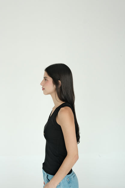 Olive Tank Top (Black)