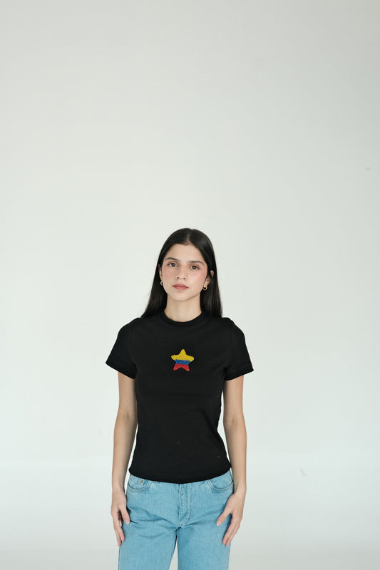 Colombian Star Tee (Black)