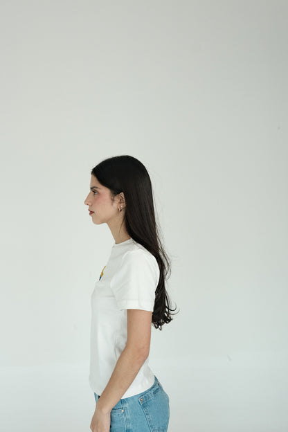 Colombian Star Tee (White)