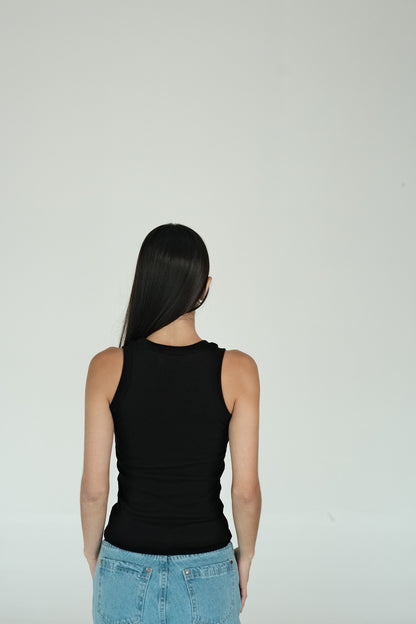 Colombian Star Tank Top (Black)