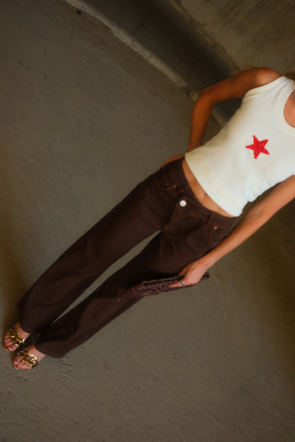 Brown Criss Cross