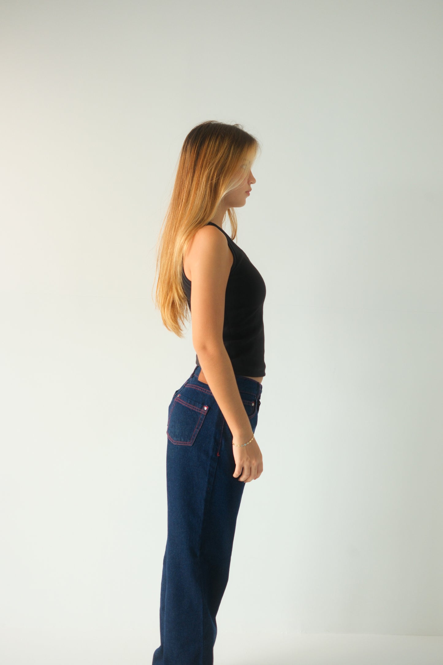 Red Stitch Indigo Jeans