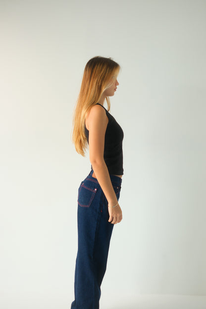 Red Stitch Indigo Jeans
