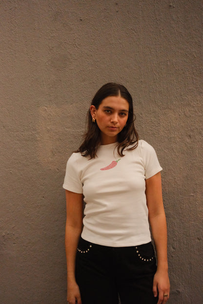 White Chilli Tee