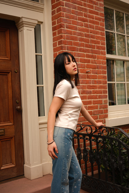Beige Classy Tee